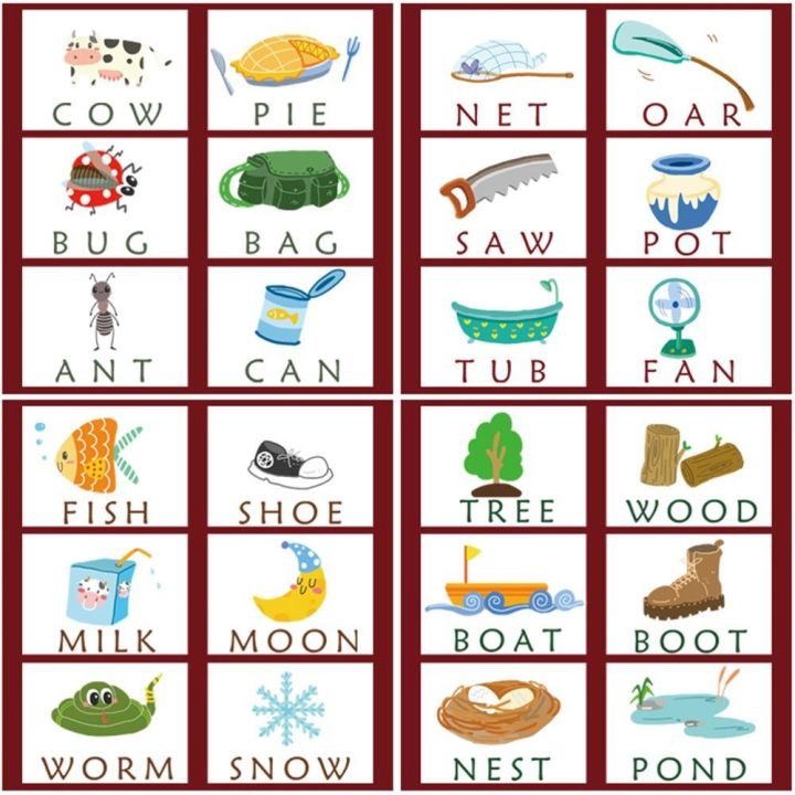 cw-early-education-developmental-game-english-word-blocks-jigsaw-board-educational-card-matching