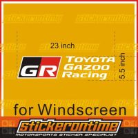 สติกเกอร์ติดกระจกหน้ารถยนต์ Toyota Gazoo Racing GR Vios Yaris Avanza Altis Vvti S spec