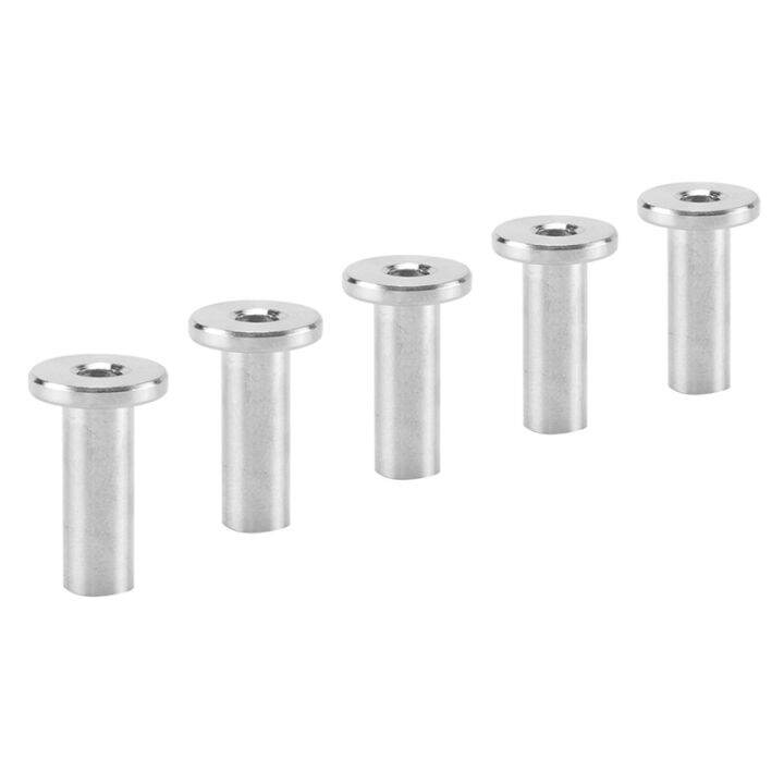 20Pcs Stainless Steel Protector Sleeves Protective Sleeves Grommet Kit for 1/8inch Wire Rope