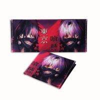 Dompet Anime Tokyo Ghoul Dompet Kantung Kanvas Pendek Kartu ID Uang Pria Kaneki Ken Kartun