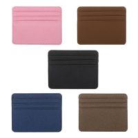 【CW】♙  THINKTHENDO Card Holder Bank Credit ID Cards Coin Wallet Organizer Men Thin Business