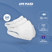 50-100-200 chiếc Khẩu trang y tế AMI 3D Mask 3 lớp kiểu dáng 3D kháng