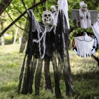 【LZ】✟๑┇  Halloween Horror Skull Hanging Decorations Ghost Outdoor Haunted House Scary Pendant Props Halloween Party Decorations Supplies