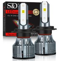 【CW】 2pcs H7 Led H4 H11 9005 9006 HB3 HB4 Lamp 9012 HIR2 Headlight Bulbs 3570 Car Fog Real 18000LM 12V