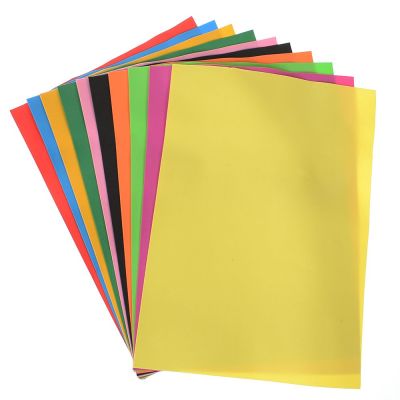 1Pack(10 Sheets) 290x200x1mm DIY Handmade Multicolor A4 Fun Thick Kids Paper Sponge EVA Foam Paper