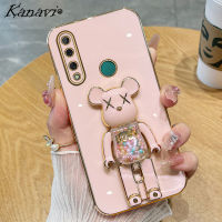 Kanavi เคสโทรศัพท์ปิดขอบตรงชุบแฟชั่นสำหรับ Huawei Y9 2019 Y6P 2020 Y6 2019 Y7 2019 Y7 Pro 2019 Y7A Y9 2019 Y9S Honor 8X หรูหราเคสโทรศัพท์ซิลิโคนนิ่มกันกระแทก