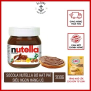 Nutella socola Úc hạt phỉ 200g phết sandwich
