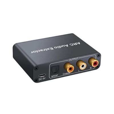 HDMI ARC Audio Extractor  ARC L/R Coaxial SPDIF Jack Return Channel Converter For Fiber RCA 3.5mm Headphone for TV