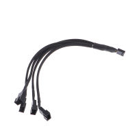 Mongin PWM Fan Splitter 4Pin สายอะแดปเตอร์1ถึง1 2 3 4 Computer CPU FAN Splitter CABLE