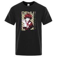 My Hero Academia Midoriya Izuku Prints Summer Mens Tees High-quality O-neck Oversized Short Clothing Fashion Cotton Top For Man XS-6XL