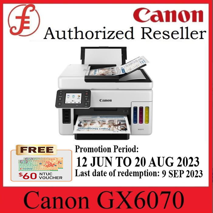 Canon Maxify Gx6070 Easy Refillable Ink Tank Wireless Multi Function Business Printer For High 2761