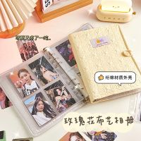 A5 Kpop Binder Photocards Holder Collect Book with 20pcs Inner Pages 3/4 Inch Picture Cards Album Student School Stationery