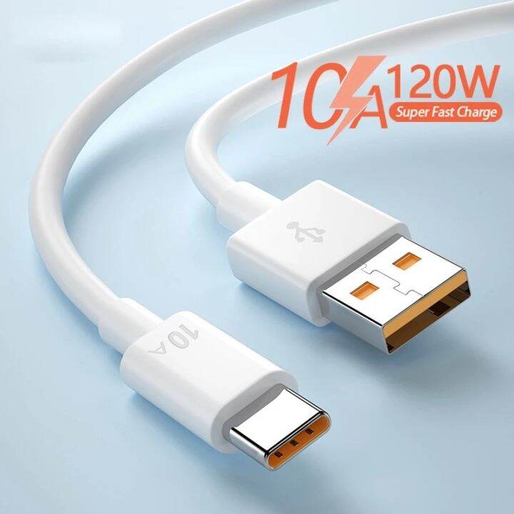 hot-ruxmmmlhj-566-สาย-usb-10a-ชนิด-c-120w-สายชาร์จเร็วสุดสำหรับ-huawei-p50-p40-mate-40สายข้อมูลสำหรับ-xiaomi-12-pro-oneplus-10-pro-redmi