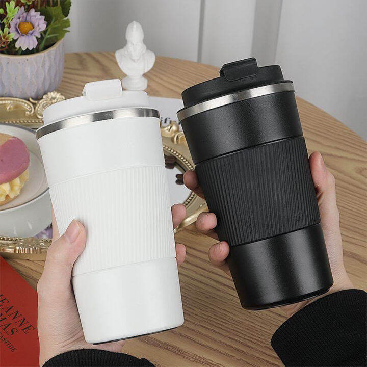 คลังสินค้าพร้อม-zir-mall-380ml-510ml-double-stainless-steel-304-coffee-thermos-mug-leak-proof-non-slip-car-vacuum-flask-travel-thermal-cup-water-bottle-coffee-cup-office-cup-car-thermos-mug