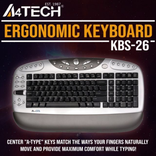 คีย์บอร์ด-keyboard-a4tech-wired-multimedia-ps-2-kbs-26-ฟรี-ลำโพง-minions