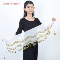 hot【DT】 Belly dance belt costumes sequins tassel belly hip scarf for women dancing belts indain colors 128 coin