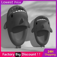 Summer Shark Slippers Mens Shoes Fashion Slippers Solid Color Casual Home Shoes EVA Non-Slip Slipper Womens Beach Shark Slides