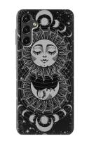 เคสมือถือ Samsung Galaxy A14 5G ลายพระจันทร์เสี้ยว ดวงอาทิตย์ Mystical Sun Face Crescent Moon Case For Samsung Galaxy A14 5G