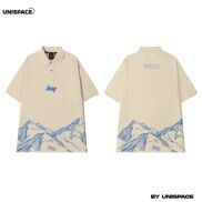 Áo polo local brand By Unispace tay lỡ form rộng unisex nam nữ cotton