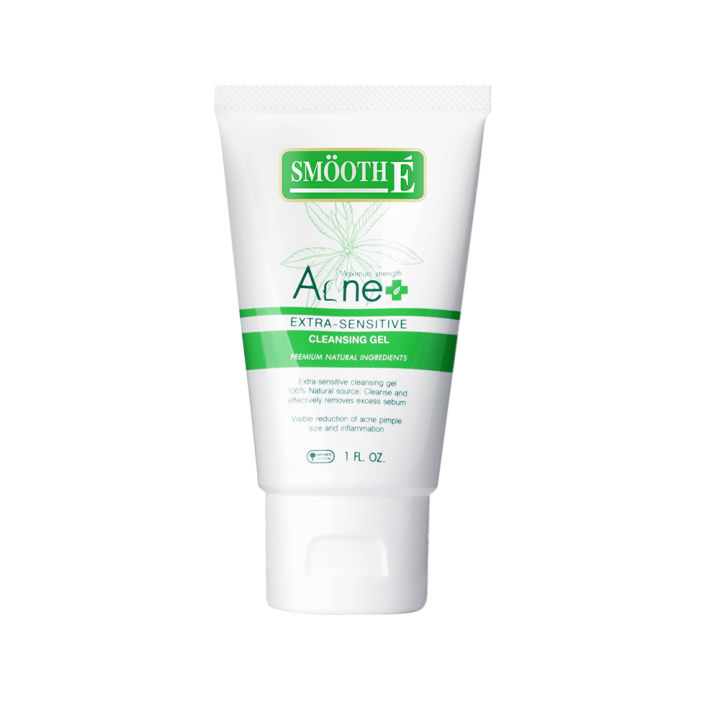 smooth-e-acne-extra-sensitive-cleansing-gel-1-และ-4-fl-ozเจลใสล้างหน้าไม่มีฟอง-100