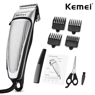 Kemei Professional Barber Shop Hair Clipper Powerful Electric Corded Hair Clipper Men Household Low Noise Haircut Salon Tool D40