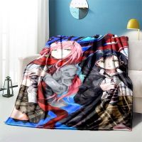 2023 3D anime Zero Two Darling in Franxx HD printed blanket for bed Picnic blanket  Sofa Air conditioning blanket Customized blankets