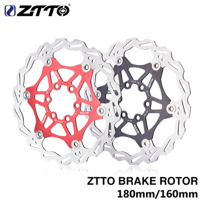 ZTTO จักรยานดิสก์เบรกลอยโรเตอร์180มิลลิเมตร160มิลลิเมตรสแตนเลสดิสก์เบรกเข้ากันได้แผ่นโลหะสำหรับ MTB XC จักรยานถนน