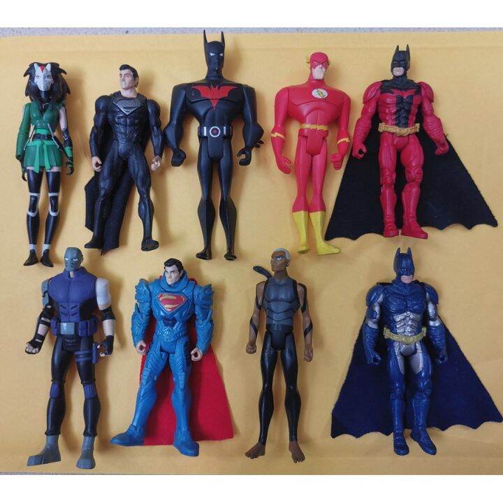 Marvel DC Hero Nhân Vật Phim Hành Động  ''Batman Flash Superman Bộ Sưu  Tập Mô Hình Đã Qua Sử Dụng 