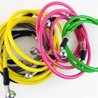 Brake Hose Motorcycle Bike Pitbike Street Bike ATV Reinforced Stainless Steel Brake Clutch DOT Oil Pipe Line 40/95/110/220cm