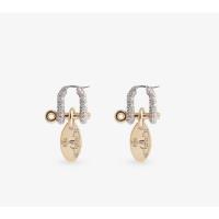 Westwood Vivian VIVIENNE WESTWOOD West Queen Isoria Brass and Cubic Zirconia Drop Earrings 2023 Imported