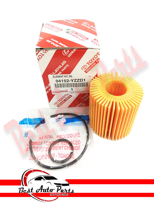 Genuine Toyota (1pc) Camry 2004 Oil Element Filter Kit 04152-YZZD1 ...