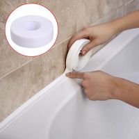 1M/3.2M PVC Kitchen Caulk Sealing Strip Tape Bathroom Bathtub Corner Sealant Tape Waterproof Mildew-proof Wall Corner Edge Tape Adhesives Tape