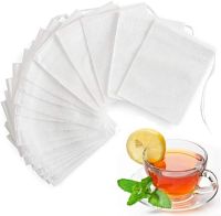 Pcs Filter Non-woven Fabric Disposable Loose Infuser teabags Food-Grade Drawstring