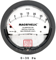 0-30 PA เกจวัดแรงดัน  MAGRFHELIC | Differential Pressure Gages ใช้วัดได้ทั้งแรงดันบวกและลบ  สำหรับห้องแยกโรค ห้องผ่าตัด ,พร้อมสายยางคุณภาพดี และฟิตติ้ง