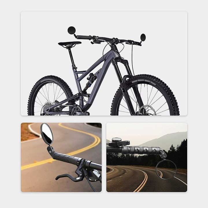 1-2ชิ้นกระจกมองหลังจักรยาน-universal-ปรับมุมกว้างได้สำหรับมือจับจักรยานมุมมองด้านหลังสำหรับอุปกรณ์เสริมจักรยานถนน-mtb