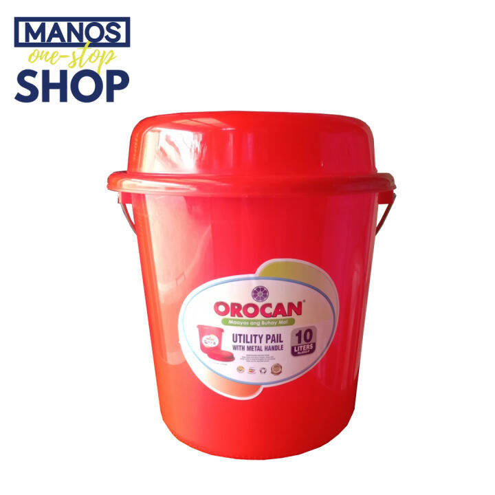 Orocan Pail 10l With Cover Assorted Lazada Ph