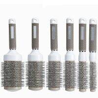 Professional Hair Dressing Brushes High Temperature Resistant Ceramic Iron Round Comb (19mm) 5 size Hair Styling Tool Hairbrush