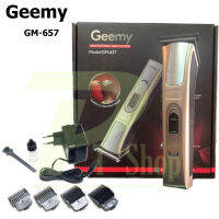 Geemy แบตตาเลี่ยน ปัตตาเลี่ยนตัดผมไฟฟ้าไร้สาย พร้อมที่รองหวี 4 ชิ้น PRITECH รุ่น GM-657  PRO AUDIO