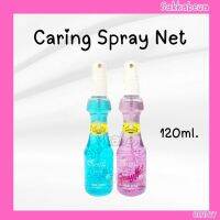 Caring Spray Net 120ml. แคริ่ง สเปรย์ เนท สูตรแข็งอยู่ทรง (หัวฉีด) 120มล.