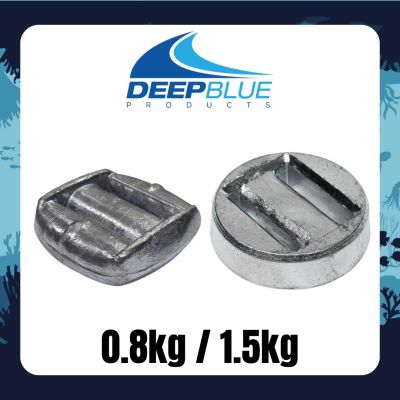 Deep Blue Lead Weights 0.8kg and 1.5kg for Scuba Diving Freediving