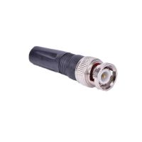 การเฝ้าระวัง BNC Connector ปลั๊กอะแดปเตอร์สำหรับ Twist-On Coaxial RG59สำหรับกล้องวงจรปิดกล้องวิดีโอ/AUDIO Connector