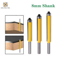 1Pc 8Mm Shank Flush Trim Router Bit พร้อมแบริ่งสำหรับแม่แบบไม้รูปแบบ Bit ทังสเตนคาร์ไบด์เครื่องตัดสำหรับไม้ LT044