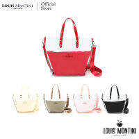 Louis Montini (Summer Edition) กระเป๋าใส กระเป๋าสโนลอยใส Transparent handbag for women พร้อมกระเป๋าอเนกประสงค์ด้านใน SUM07