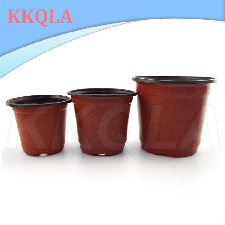 qkkqla-50pcs-plastic-pot-garden-planter-nursery-plant-grow-pots-cup-for-flower-gardening-tools-home-tray-box-grow-pots-wholesale