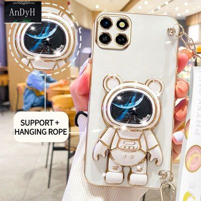 AnDyH&nbsp;Casing&nbsp;For infinix Smart 6 HD X6512 Phone&nbsp;Case&nbsp;Cute&nbsp;3D&nbsp;Starry&nbsp;Sky&nbsp;Astronaut&nbsp;Desk&nbsp;Holder&nbsp;with lanyard