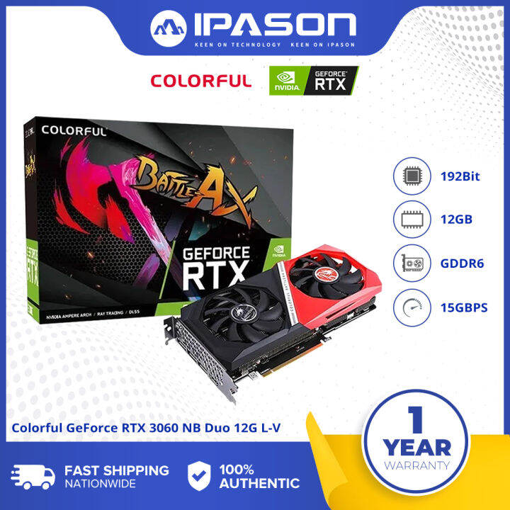 Colorful GeForce RTX 3060 NB Duo 12GB L-V iGame GeForce RTX 3060 Ultra ...