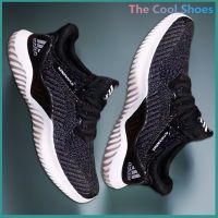 s06l5u 【บางกอกสปอต】Adidas Alpha Bounce sports shoes รองเท้ากีฬาผู้ชายและผู้หญิงใหม่เทรนด์ลำลองระบายอากาศคู่กีฬารองเท้ากีฬาวิ่งส