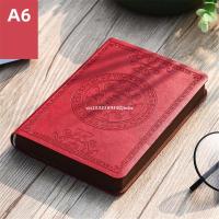 Portable Vintage Pattern PU Leather Notebook Diary Notepad Stationery Gift Traveler Journal Dropship