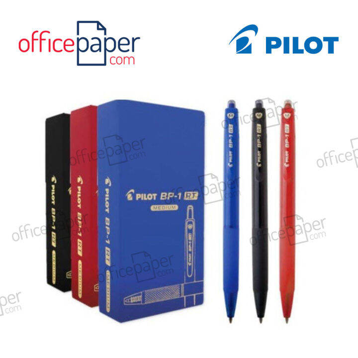 Pilot Ball Pen Bp 1 Rt 07mm 10mm Box Of 12 Pcs Lazada