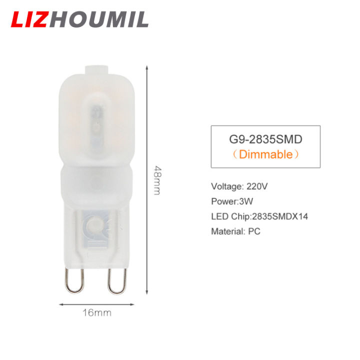 lizhoumil-หลอดไฟขนาดเล็ก22led-g9-5w-ชิพ-smd-2835-360องศาโคมไฟแชนเดอเลียร์ประหยัดพลังงานหรี่แสงได้เข้ามุม